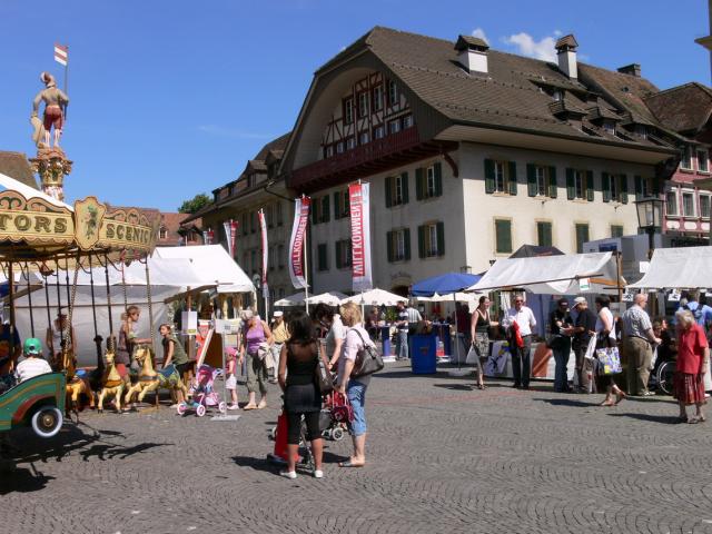 Der Marktplatz von Zofingen