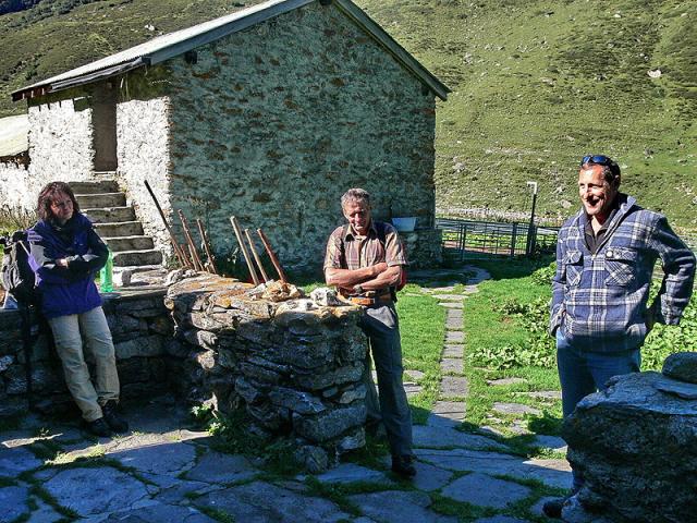 Rudi Helbing (rechts), Hirte und Herdenmanager